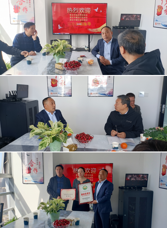 情系会员单位 共促行业发展——泰安市饭店烹饪协会会长带队走访会员企业